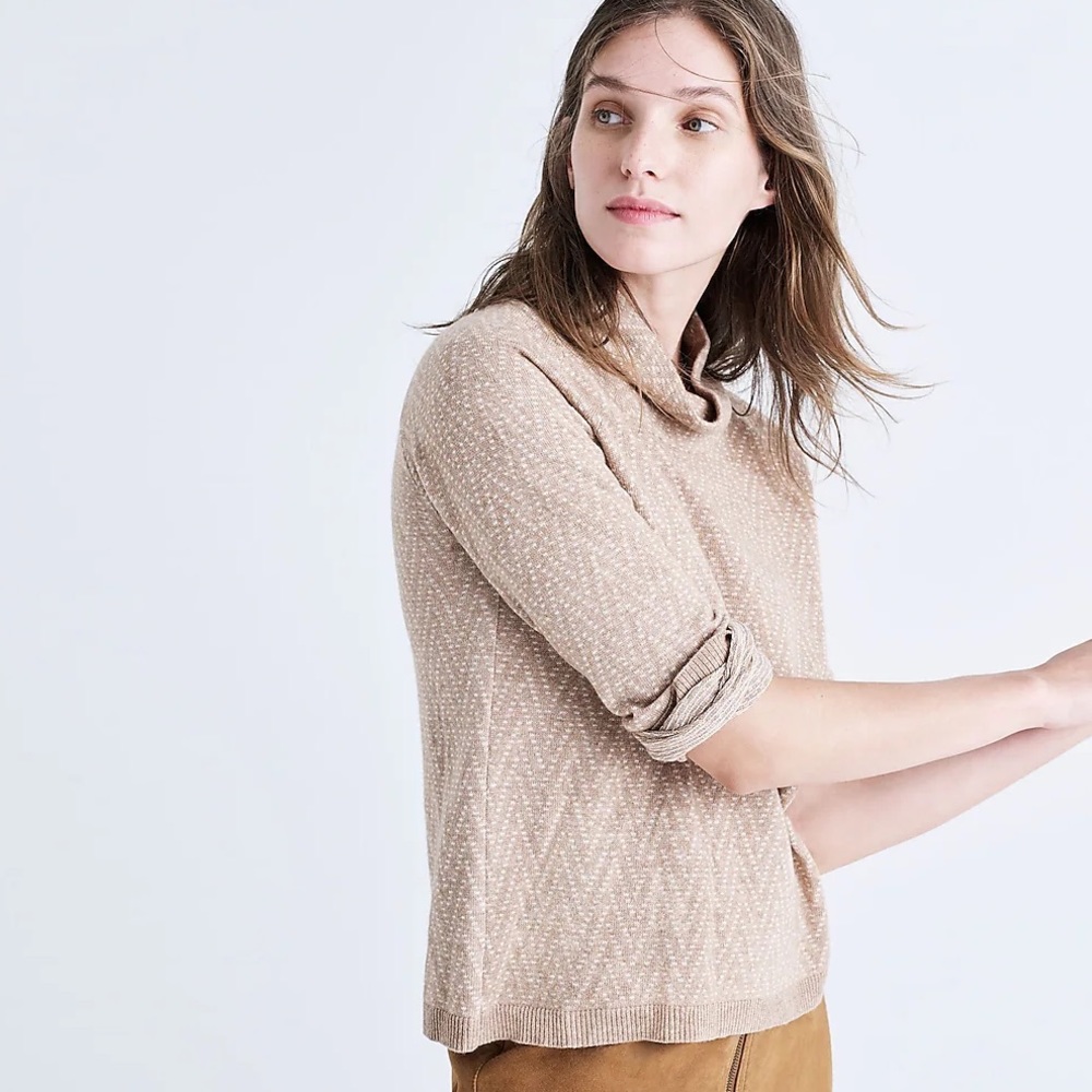☀️ Madewell Cinematheque Mockneck Sweater